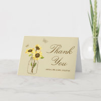 Vintage Sonnenblumen auf Mason Jar Wedding Vielen 