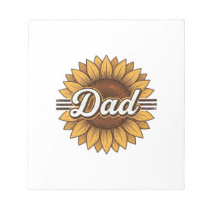 Vintage-Sonnenblumen-Engraving-Shirt-Design für de Notizblock