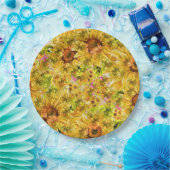 Vintage Sonnenblumen Kunst Pappteller (Party)