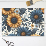 Vintage Sonnenblumen Navy Blue Daisies Decoupage Seidenpapier<br><div class="desc">Erleben Sie das Wesen des Vintagen Charmes mit unseren Vintagen Sonnenblumen Navy Blue Daisies Decoupage Tissue. Tauchen Sie ein in das warme Licht der Sonnenblumen, gepaart mit der zeitlosen Schönheit der marineblauen Dörfer. Ideal für Heimwerker, Blumenfreunde und diejenigen, die eine Touch Vintager Eleganz in ihren Kreationen suchen. Lassen Sie sich...</div>