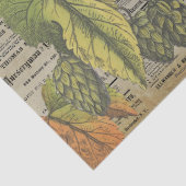 Vintage Sonnenblumenanzeigen Seidenpapier (Detail)