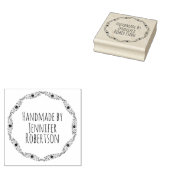 Vintage Sonnenblumengrenze von Art Briefmarke Gummistempel (Stempel)