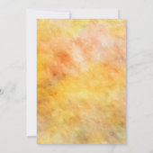 Vintage Sonnenblumenhochzeit Einladung (Rückseite)