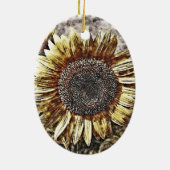Vintage Sonnenblumenkunst #4 - Ornamente (Hinten)