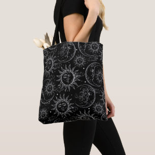 Vintage Sonnenstrahlen der Schwarzen Magie Tasche