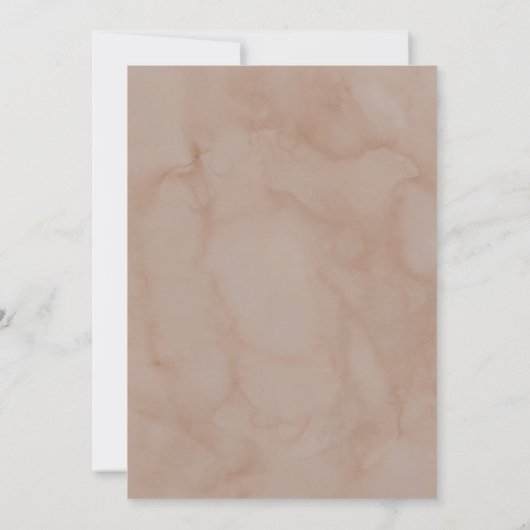 Vintage Sonnenstrahlen Einladung (Rückseite)