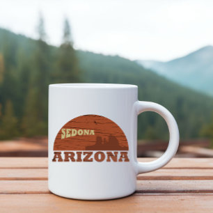 Vintage-Sonnenuntergang Arizona Sedona Tasse