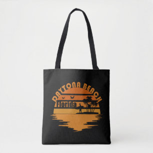Vintage-Sonnenuntergang Daytona Beach Florida Tasche