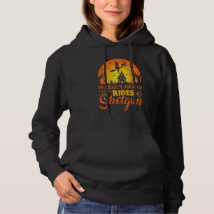 Vintage-Sonnenuntergang-Dogue-de-Bordeaux-Hund-fäh Hoodie