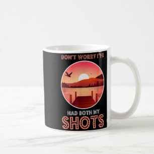 Vintage-Sonnenuntergang hatte beide Impfungen Natu Kaffeetasse