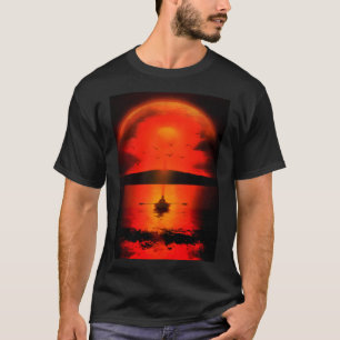 Vintage-Sonnenuntergang Hoffnung Glaube Liebe Ermu T-Shirt