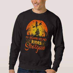 Vintage-Sonnenuntergang Mein Afghanischer-Hund-Hun Sweatshirt