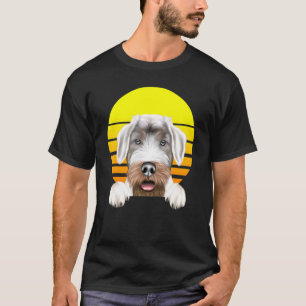 Vintage-Sonnenuntergang-Sealyham-Terrier-Hund T-Shirt