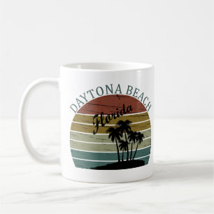 Vintage-Sonnenuntergang-Sommer-Daytona-Beach-Flori Kaffeetasse