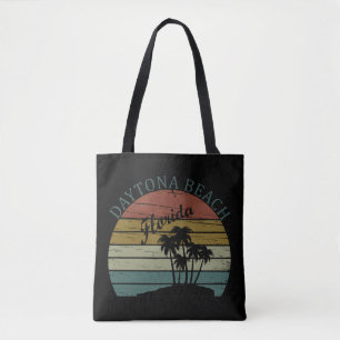 Vintage-Sonnenuntergang-Sommer-Daytona-Beach-Flori Tasche