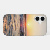 Vintage-Sonnenuntergangsmeer iPhone 16 Hülle (Rückseite (Horizontal))