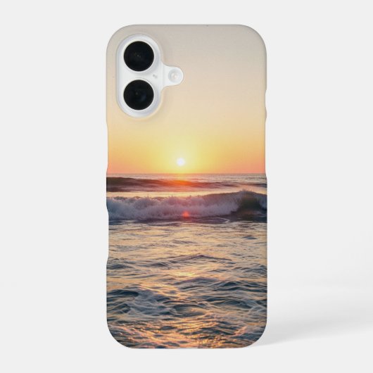 Vintage-Sonnenuntergangsmeer iPhone 16 Hülle (Rückseite)