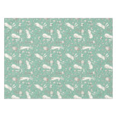 Vintage Sonnige Blume Wiese Sommer Grüne Osterfeie Tischdecke (Vorderseite (Horizontal))