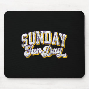 Vintage Sonntag Funday Minnesota Football Retro Sp Mousepad