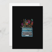 Vintage Soul-Schreibmaschinenausgabe Dankeskarte (Vorne/Hinten)