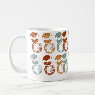 Vintage-Sousaphon-Expertenmusiker Musikspieler Mus Kaffeetasse
