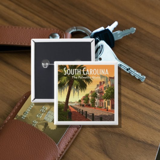 Vintage South Carolina Button