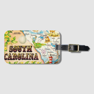 Vintage South Carolina  Gepäckanhänger