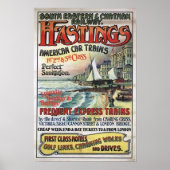 Vintage South Eastern Railway Travel Advertising Poster (Vorne)