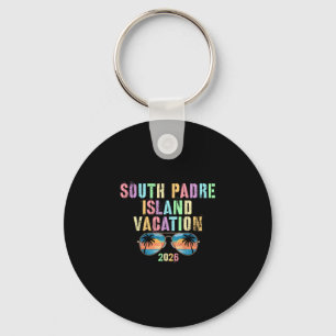 Vintage South Padre Island Urlaub 2026 Ferien Schlüsselanhänger