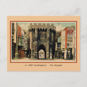 Vintage Southampton The Bargate Postkarte
