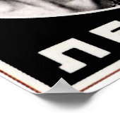 Vintage sowjetische Buchpublikumswerbung Poster (Ecke)