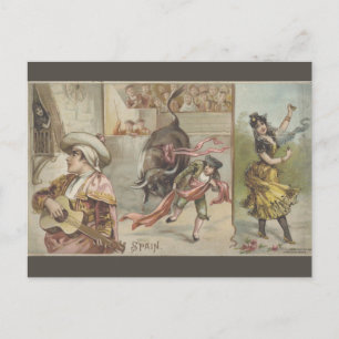 Vintage Spanien Postkarte
