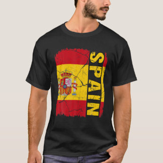 Vintage Spanische Flagge Spanien Prix Roots Herita T-Shirt