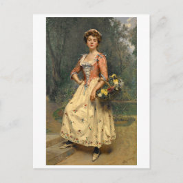 Vintage spanische Kunst Feiertagspostkarte