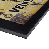 Vintage Spanplatten aus Venedig Italien Schneidebrett (Ecke)