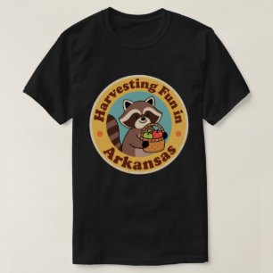 Vintage-Spaß bei der Waschbärernte in Arkansas T-Shirt