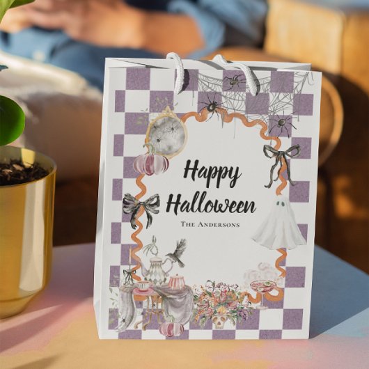 Vintage Speckbeutel Mittlere Geschenktüte