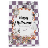 Vintage Speckbeutel Mittlere Geschenktüte (Vorderseite)