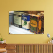 Vintage Specksammlung Leinwanddruck (Insitu (Wohnzimmer))