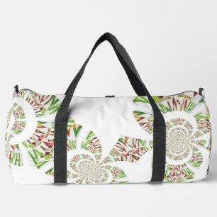 Vintage Spectrum: Afrikanischer Druck Kaleidoskop  Duffle Bag