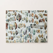 Vintage Speisekarte Puzzle (Horizontal)