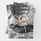 Vintage Spermienwale, Meerestiere Geschenkpapier Set (Beispiel)