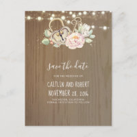 Vintage Sperrtaste Save the Date