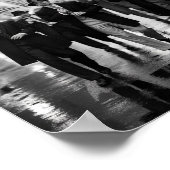 Vintage Sperrzeit Wir Wollte Bier Protest März Poster (Ecke)