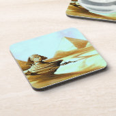 Vintage Sphinx Getränkeuntersetzer (Linke Seite)