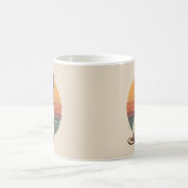 Vintage Sphynx-Katzenmutter Retro-Kunst Kaffeetasse (Mittel)
