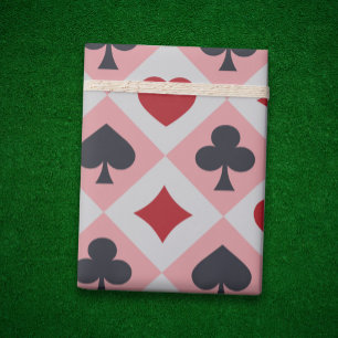 Vintage-Spielkarten-Farben Geschenkpapier
