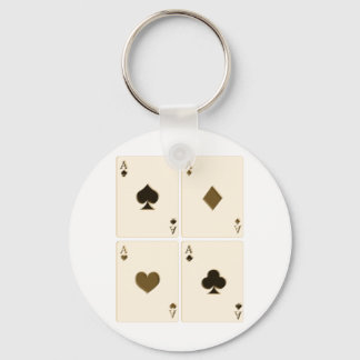 Vintage Spielkarten Schlüsselanhänger