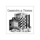 Vintage Spielkarten und Zeichnend Spiele Gummistempel (Prägung)