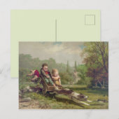 Vintage Spielkinder Postkarte (Vorne/Hinten)